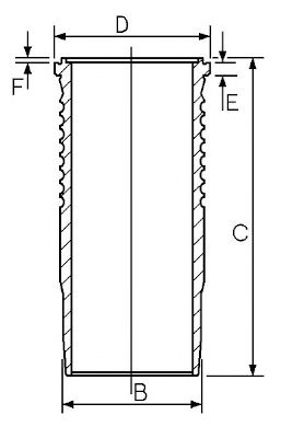 GOETZE ENGINE 1567762000 -  Гильза цилиндра